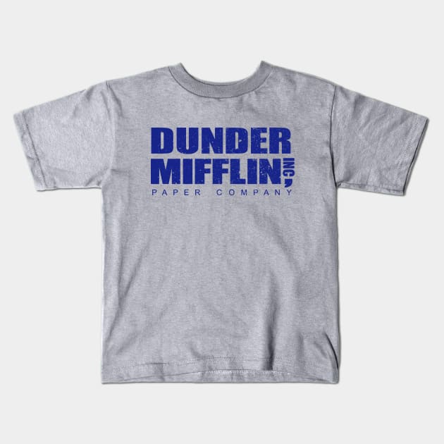 Dunder Mifflin Inc Kids T-Shirt by kolovose